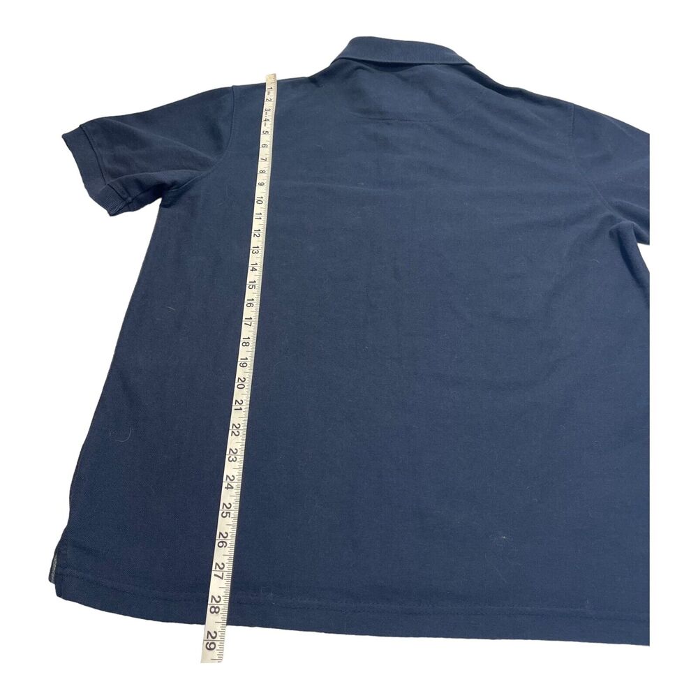 Beverly Hills Polo Shirt Mens Large Blue Cotton Modern Fit Short Sleeve Collared - Picture 5 of 8